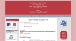 Desktop Screenshot of cabinet-hardy-tsai-traduction.com